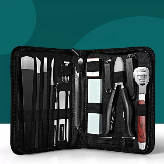 16Pcs/set Pedicure Set Clippers Grooming Basics