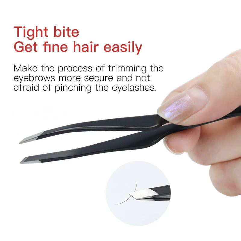 1pc Stainless Steel Tweezers Grooming Basics