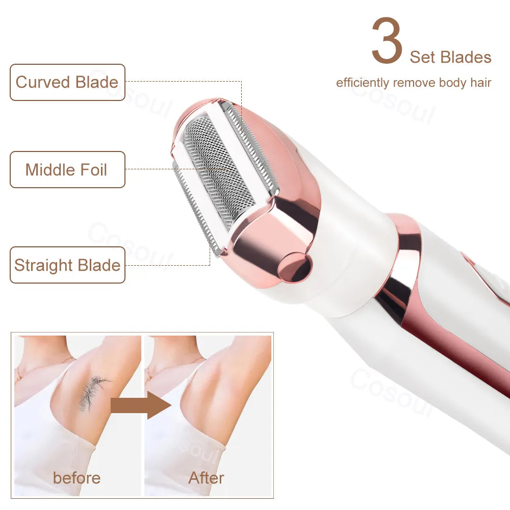 4 in 1 Electric Razor for Women Grooming Basics