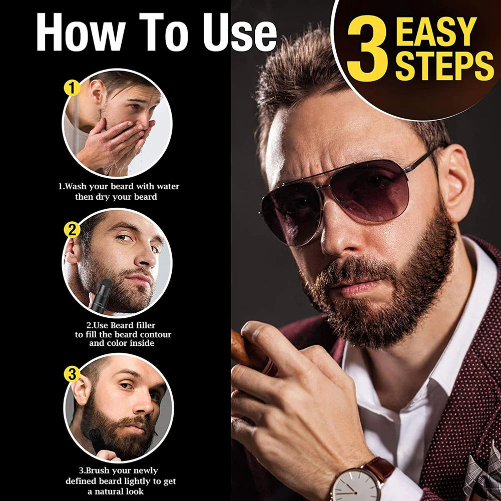 Beard Filler Pencil And Brush Grooming Basics