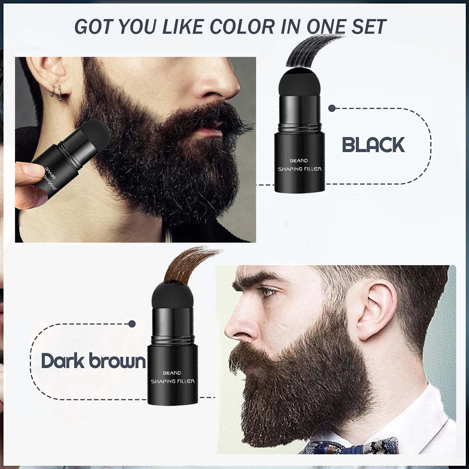 Beard Filler Pencil And Brush Grooming Basics