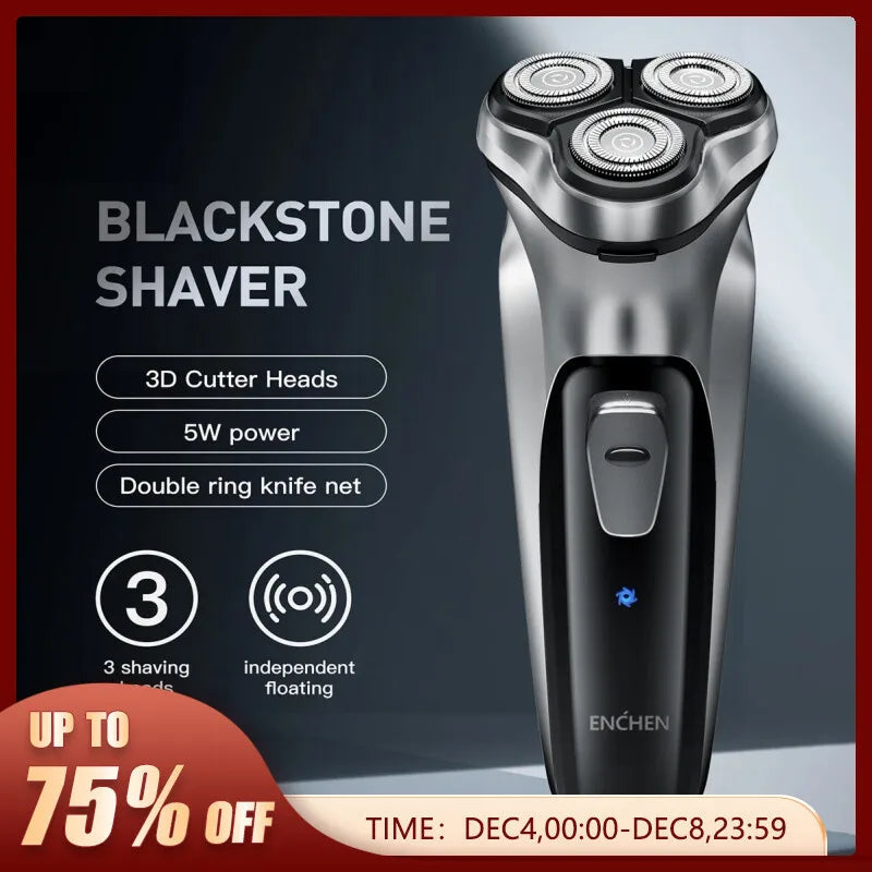 ENCHEN Blackstone Electrical Rotary Shaver for Men Grooming Basics