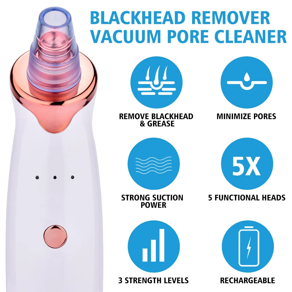 Facial Blackhead Remover Electric Acne Cleaner Grooming Basics