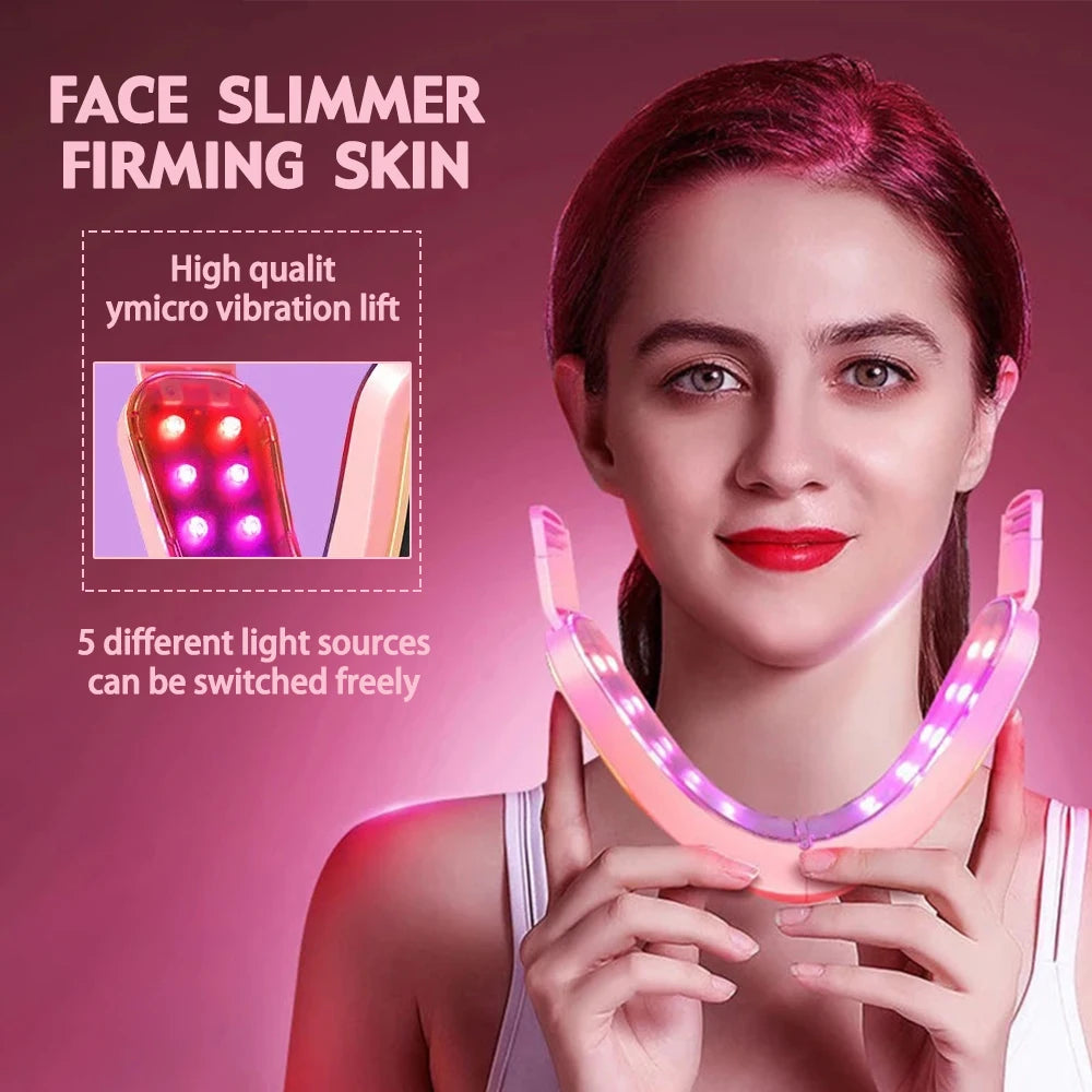 Facial Lifting Device LED Photon Therapy Grooming Basics