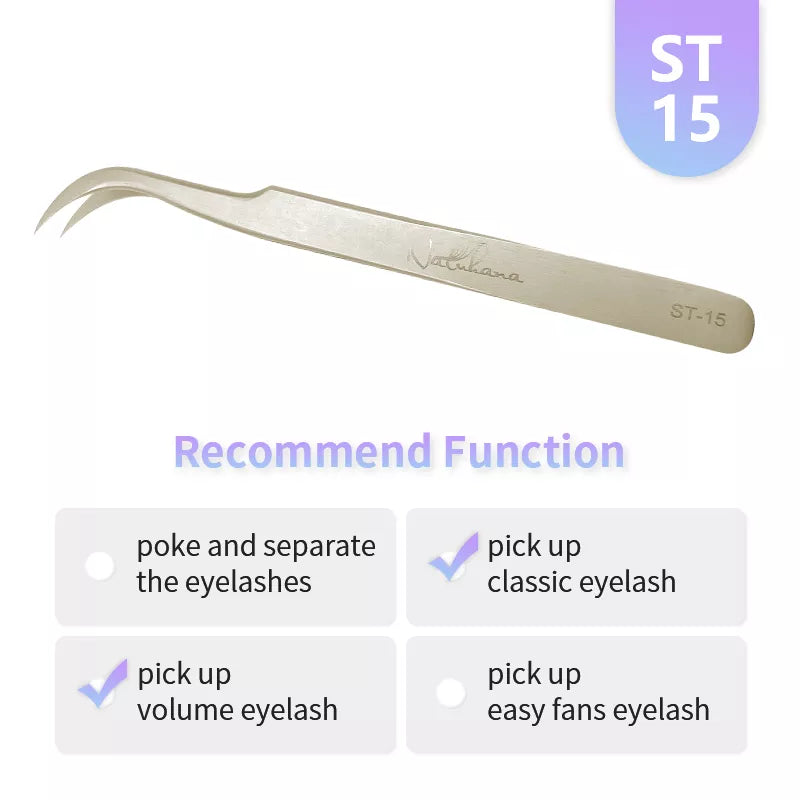 NATUHANA Straight Eyelash Extension Tweezers Grooming Basics