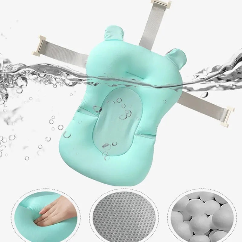 Portable Baby Bathtub Adjustable Pad Grooming Basics