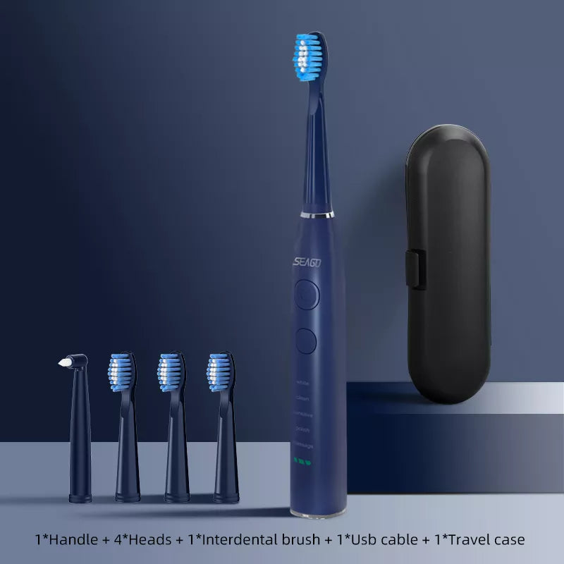 Seago Electric Sonic Toothbrush Grooming Basics