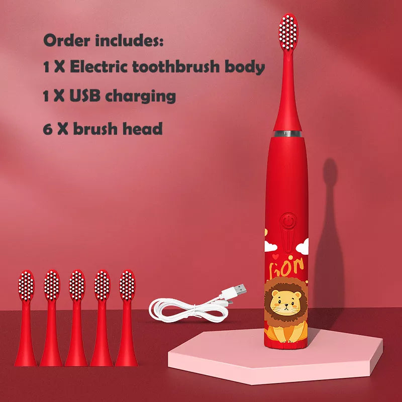 Sonic Electric Toothbrush for Children Grooming Basics