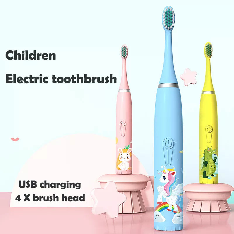 Sonic Electric Toothbrush for Children Grooming Basics