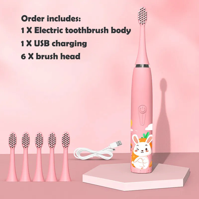 Sonic Electric Toothbrush for Children Grooming Basics