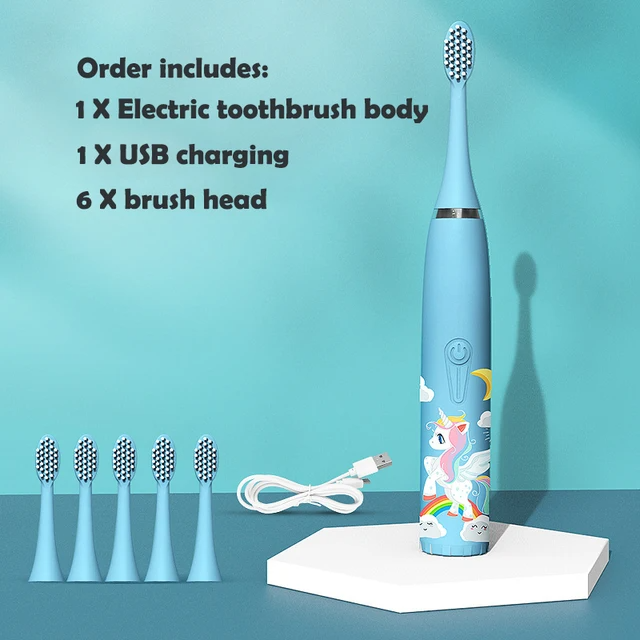 Sonic Electric Toothbrush for Children Grooming Basics