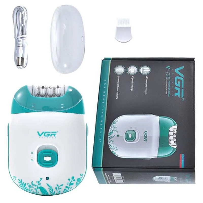 VGR Electric Women Epilator Grooming Basics