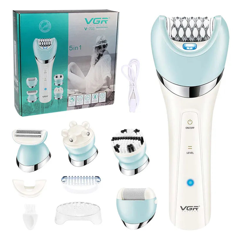 VGR Electric Women Epilator Grooming Basics